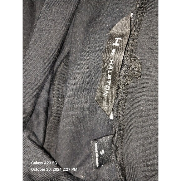 H By Halston Women's Small Black Mock Neck Sleeveless Dress - Picture 5 of 8